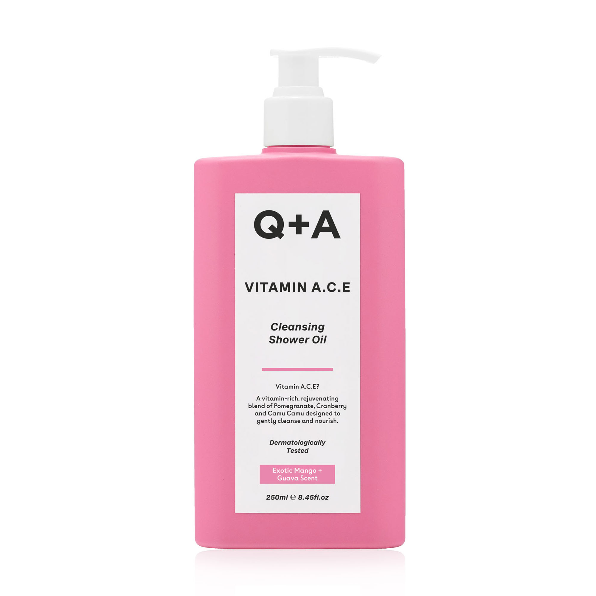 Вітамінізована олія для душу Q+A Vitamin A.C.E Cleansing Shower Oil, 250 мл